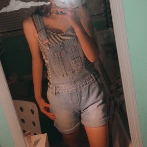 Denim Overalls